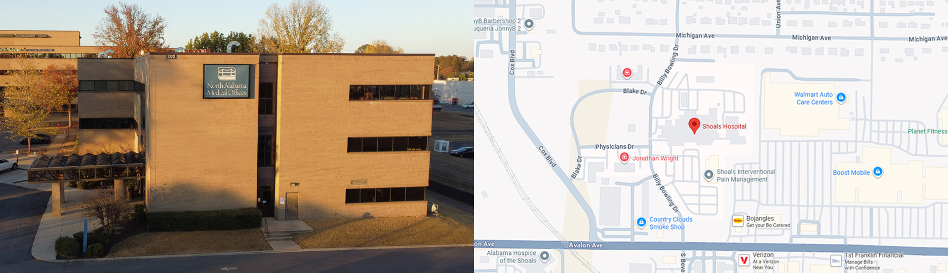 Shoals BHU Location